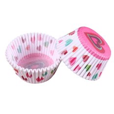 100 Pcs/lot Alat Memasak Manila Paper Cup Cake Liners Baking Cup Muffin Dapur Cupcake Case Cake Mould #7 & PUTIH