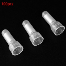 100 Pcs CE-1 Nylon Crimp Cap AWG 22-18 Gauge Kawat Terminal Close End Konektor