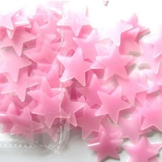 100 Pcs Wall Decals Glow In The Dark Nursery Room Warna Stars Luminous Fluorescent Stiker Dinding-Internasional