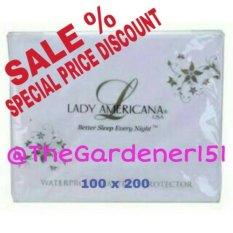 100x200 Pelindung Kasur Matras Protector Lady Americana Waterproof Matrress Mattras Anti Air 100