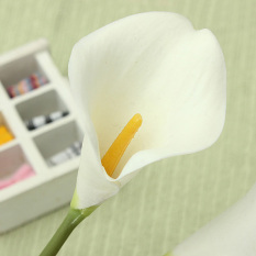 10 Buah Bikinan Getah Calla Lily Pernikahan Bunga-Bunga Buket Pengantin Dekorasi Taman Rumah