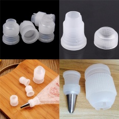 10 Pcs Cake Decorating Couplers Decorating Kit Roti dan Peralatan Kue Putih 2.4*3.2 Cm-Intl