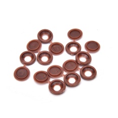 10 Pcs Lipat Snap Caps untuk Review Mobil Home Furniture Dekorasi untuk Review Mobil Rumah Furniture Decor Brown-Intl