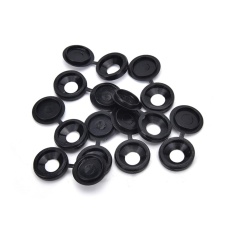 10 Pcs Berengsel Penutup Sekrup Plastik Lipat Snap Caps untuk Review Mobil Rumah Furniture Dekorasi Hitam-Intl