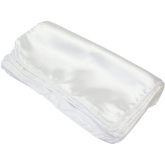 10 Pcs Polyester Kain Serbet Putih untuk Perjamuan Pesta Pernikahan Dinner 28x28 Cm