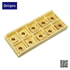 10 Pcs/pack CNMG120408 US735 CNMG432 Sisipan Karbit CNC Alat Bubut Blade-Intl