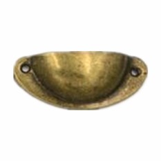 1 ~ 10X Retro Lemari Dapur Pintu Lemari Laci Cangkir Pegangan Besi (Kuning)-Internasional