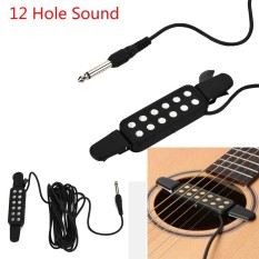 12 Lubang Suara Pickup Mikrofon Amplifier Speaker untuk Gitar Akustik-Internasional