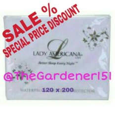 120x200 Pelindung Kasur Matras Protector Lady Americana Waterproof Matrress Mattras Anti Air 120