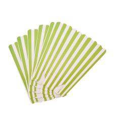 12 Pcs Multi Stripe Kertas Popcorn Kotak Ulang Tahun Pesta Pernikahan Favor Manis Tas Hijau-Internasional