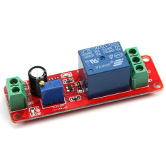 12 V Delay Timer Switch Adjustable 0 Sampai 10 Detik NE555 Listrik Osilator-Intl