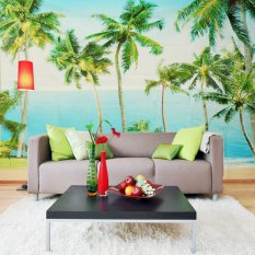 135x95 Inch 3D Wallpaper Kamar Tidur Mural Modern Pohon Alam TV Latar Belakang Dinding-Intl