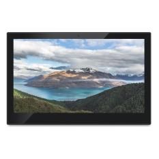 14 Inch IPS Layar Sentuh Android 4.4 Bingkai Foto Digital dengan Penahan, Quad Inti Korteks A9 1.6G, RAM: 1 GB, Rom: 8 GB, Dukungan Bluetooth, Wifi, Sd Kartu, USB OTG (Hitam)-Internasional