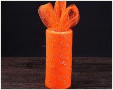 15 Cm * 25 Yards Tulle Tutu Trim Pernikahan Bridal Decor DIY Kerajinan Dekorasi DIY Pembungkus Bunga Terbaik Harga DIY Penghias Meja. Pembungkus, Warna Merah: Orange-Intl