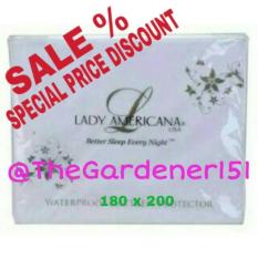 180x200 Pelindung Kasur Matras Protector Lady Americana Waterproof Matrress Mattras Anti Air 180