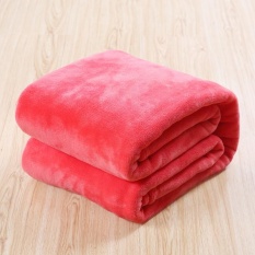 180x200 Cm Musim Dingin Hangat Selimut Flanel Plush Selimut Bulu Karang Tebal Bedspread AIR CONDITIONING Nap Cobertor Throw Selimut Di Sofa/Tempat Tidur Yoga Plaid-Intl