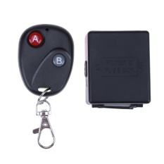 1CH AC 85 V 220 V 250 V Mobile Pengendali Jarak Jauh Receiver Switch (Hitam)-433 MHZ-Internasional