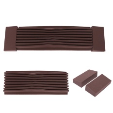 1 PC Akustik Wedge Studio Kedap Suara Panel Busa Ubin Dinding Pad Hitam Cokelat Kehitaman-Intl