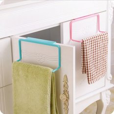 1 PC Permen Warna Di Atas Pintu Teh Handuk Dudukan Rel Lemari Rak Gantungan Bar Hook Bathroom Kitchen Top Home Organisasi-Intl