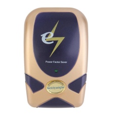 1 PC Rumah Digital Electricity Power Energy Saver Perangkat (Emas)-UNI EROPA Plug