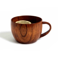 1 PC Alami Jujube Bar Cangkir Kayu Mug dengan Pegangan Kopi Teh Susu Travel Anggur Gelas Bir untuk Rumah Bar-Internasional