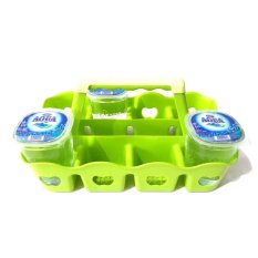 2 Buah Fiori Keranjang Tempat Aqua Gelas Isi 8 Pcs - Hijau