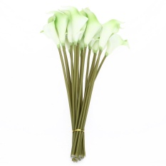 20 Pcs Buatan PU Calla Lily Bunga Bouquet Rumah Kantor Dekorasi Pesta Pernikahan-Intl