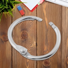 20 Pcs Cincin Pengikat Logam Berengsel Buku Split Cincin Kunci Album Scrapbook Loose Leaf Clip (30mm)-Intl