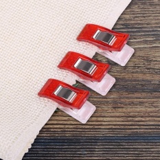 20 Pcs/pack Wonder CLIP untuk Quilting Jahit Merajut Kain Binding Klem (Merah)-Intl