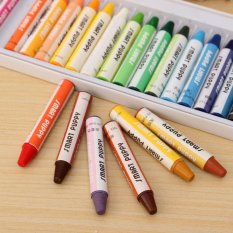 25 Warna Bebas Racun Krayon Pastel Gambar Pena Seniman Anak-anak Anak-anak Cat Hadiah-Intl