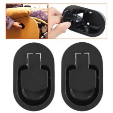 2PCS Black Durable Metal Handle Recliner Chair Sofa Couch Release Lever Replacement - intl
