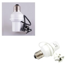 2pcs Fitting Lampu Otomatis Sensor Cahaya Siang dan Malam Downlight Lampu Plafon Plafond Panel Sorot Fiting Lampu Rumah Ceiling Lamp Atap Dudukan Lampu E27 PhotoSensor Photo Sensor