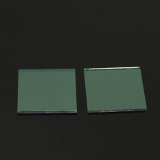 2 Pcs Transparan Konduktif Timah Indium Oksida ITO Kaca 6ohm/Meter 20x20x1. 1mm-Intl