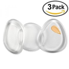 3 Pack Silicone Makeup Sponge, MAIKEHIGH Sempurna Blending Sponge & Flawless Applicator-Untuk Semua Jenis Kulit-mudah Blend dan Menerapkan Foundation, Cosmetics, Liquid Tan & More-Intl