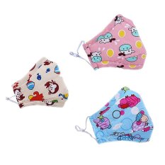 3 Pcs Kartun Anak Remaja PM 2.5 Kapas Karbon Aktif Anti-kabut Anti Debu Wajah Flu Mulut Hangat Masker Sehat Udara Filter Dustproof Antivirus Antibakteri Pelindung Gauze Masker Bandung Photo: “anak-anak-Intl