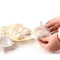 3 Pcs Pangsit Jamur Pierogi Ravioli Gyoza Empanada Adonan Tekan Pembuat Cetakan-Intl