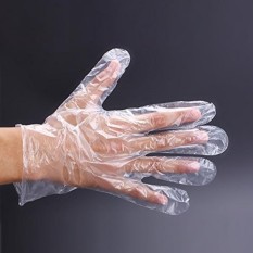 300 Pcs Bening Plastik Besar Sarung Tangan Sekali Pakai untuk Memasak, Membersihkan, Dapur Handling Handling-Internasional
