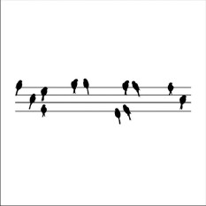 30*115 Cm Burung Di Kabel PVC Modern DIY Vinyl Stiker Dinding-Internasional