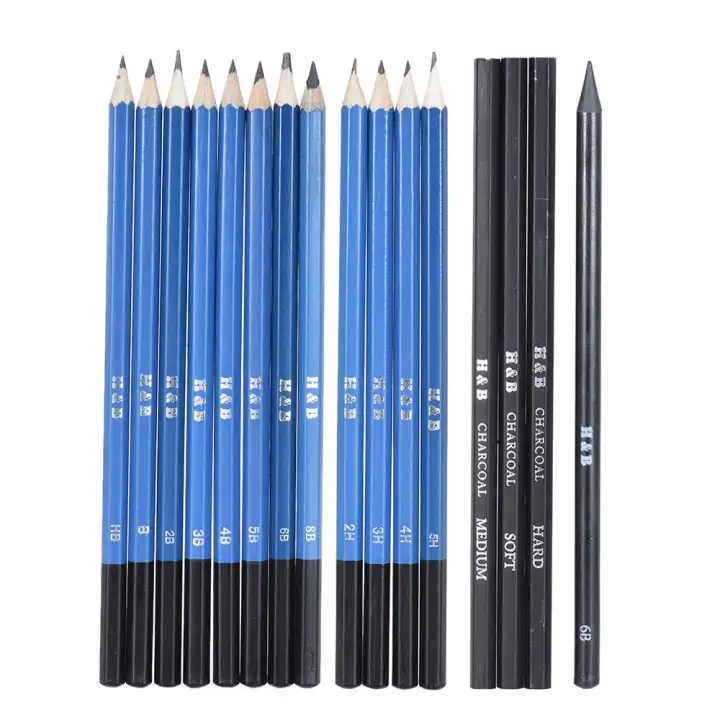 32 pcs/Set Profesional Menggambar Sketsa Pensil Kit Termasuk ...