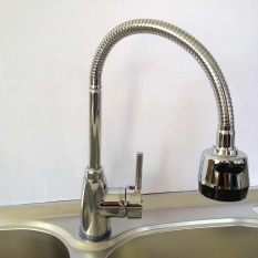 360 ° Rotating Kitchen Sink Basin Putar Mixer Dalam Waktu Yang Singkat dan Cerat Hot & Cold Faucet Terbaru-Intl