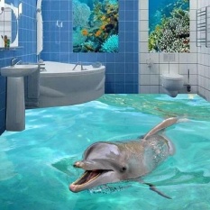 3D Katarak Batu Puncak Lantai Tahan Air WallPaper Mural Dinding Cetak Decal WALLPAPER untuk Dekorasi Rumah-Internasional
