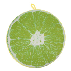 3D Cetak Kantor Buah Kursi Bantal Sofa Lime 30 Cm (Intl)