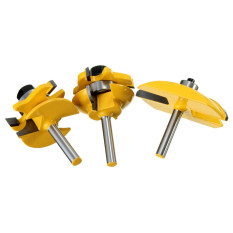 3 Buah 1/10, 16 Cm Bulat Rel & Pintu Pagar & Cove Mengangkat Panel Router Bit Set Ogee Alat Pemotong-Internasional
