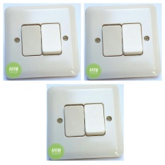 3pcs Broco Saklar Seri Inbow - New Gee 6622 (Cream)
