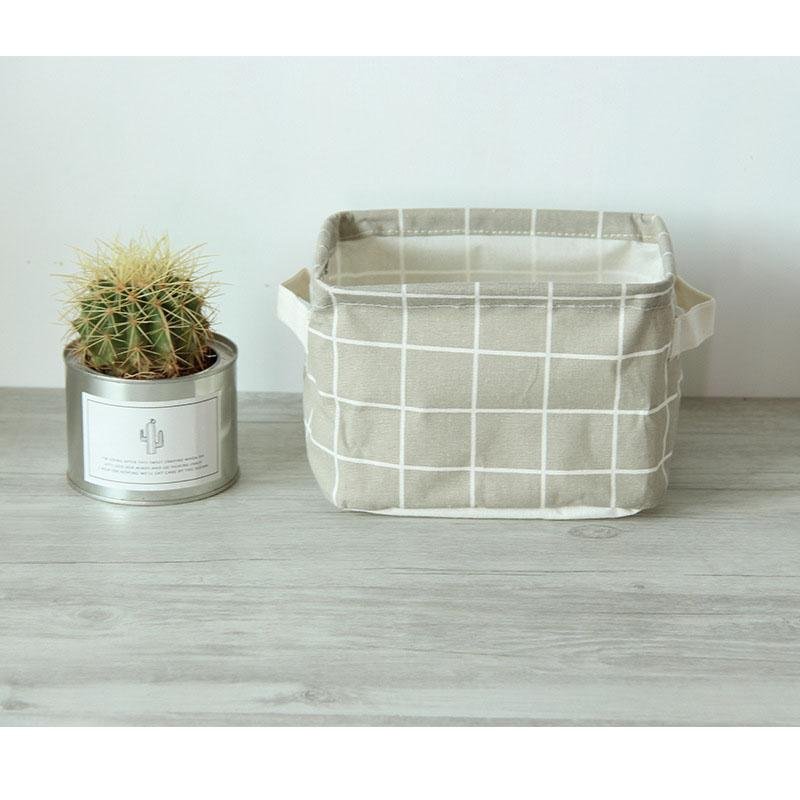 3 Pcs/lot Katun Linen Keranjang Penyimpanan Desktop Kosmetik Kotak Penyimpanan Tahan Lama Rumah Kantor Penyimpanan Bins Binatu Keranjang Makeup Organizer 20X16x14 Cm-Intl 3 Pcs/lot Katun Linen Keranjang Penyimpanan Desktop Kosmetik Kotak Penyimpanan Tahan Lama Rumah Kantor Penyimpanan Bins Binatu Keranjang Makeup Organizer 20X16x14 Cm-Intl
