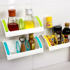 3 buah cangkir hisap kuat sikat spons dapur wastafel pengeringan rak handuk pemegang cuci-Internasional