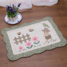 40*60 Cm Kapas Anti-slip Lantai Mat Karpet Sofa Mat Hallway Balkon Rugs Menyerap Air Kamar Mandi Mats Pads Footcloth