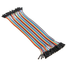 40 PCS 20 Cm Wanita untuk Wanita Warna DuPont Line Kabel Kabel Jumper untuk ARDUINO