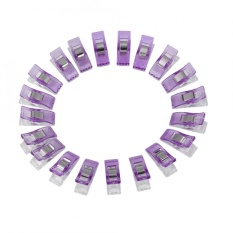 4 Warna 20 Pcs/1 X Pack Wonder Klip untuk Quilting Jahit Merajut Kain Binding Klem-Internasional