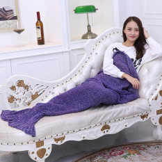 4 Ever 1 Pcs 195X95 Cm Buatan Tangan Benang Rajutan Rajutan Ekor Putri Duyung Selimut Hangat